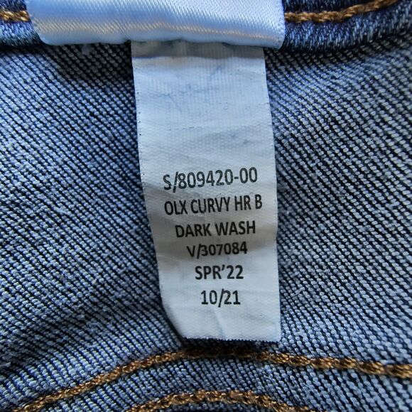 Banana Republic Jeans Womens 18* Blue Bootcut High Rise Stretch Classic Curvy - Picture 15 of 15